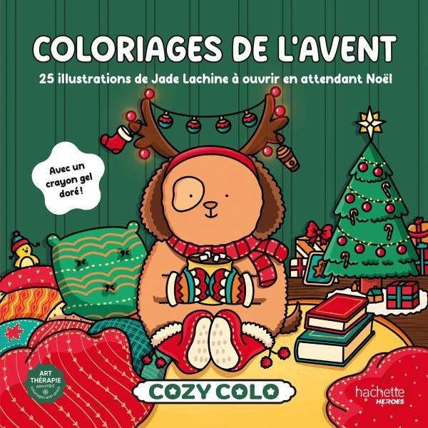 Coloriages de l'Avent cozy