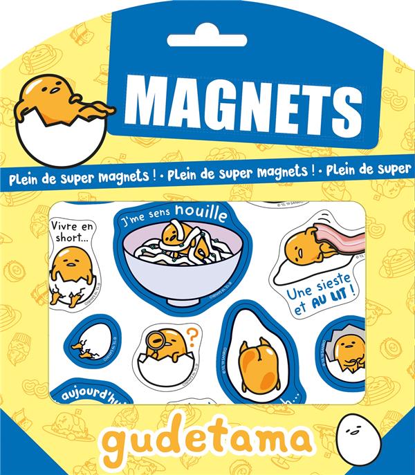 Galaxie sanrio ; pochette magnets gudetama