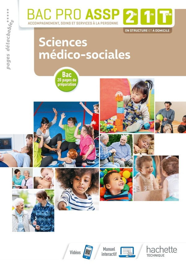 Sciences medico-sociales 2de, 1re, tle bac pro assp - livre eleve - ed. 2019 (édition 2019)