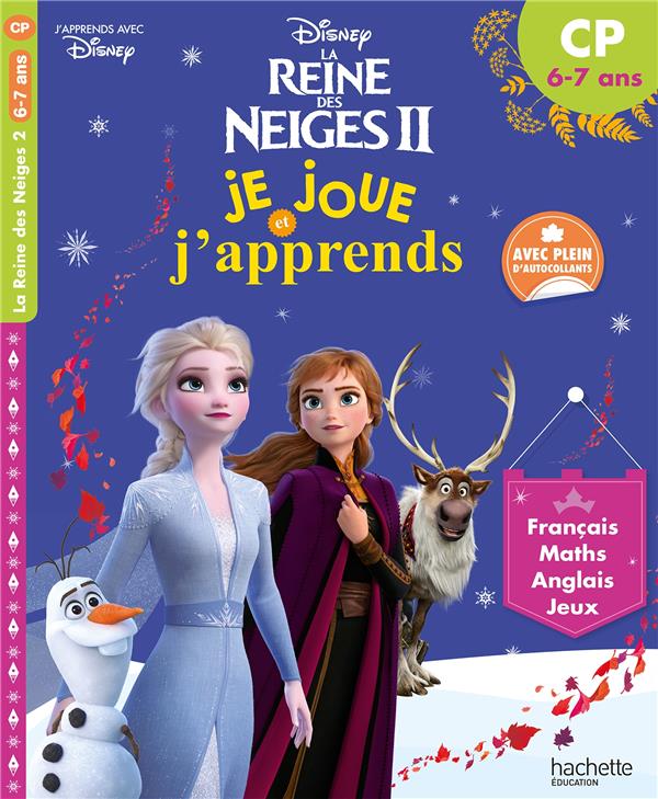 Je joue et j'apprends avec : la Reine des Neiges 2 ; CP