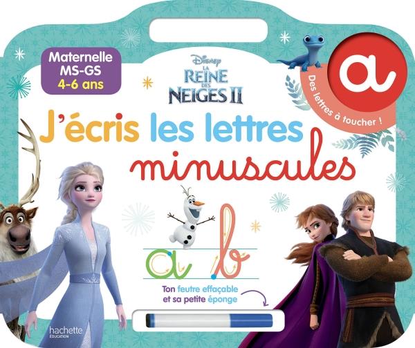 La Reine des Neiges 2 ; j'écris les lettres minuscules