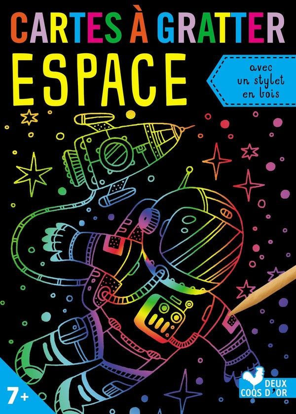 Mes cartes à gratter : espace