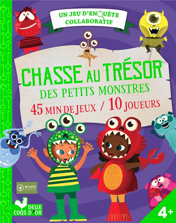 Chasse au trésor des petits monstres ; un jeu d'enquête collaboratif