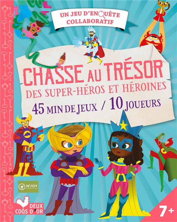 Chasse au trésor des super-héros et héroïnes ; un jeu d'enquête collaboratif