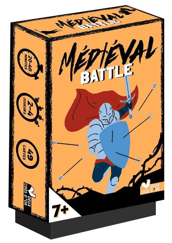 Medieval battle ; jeu de cartes