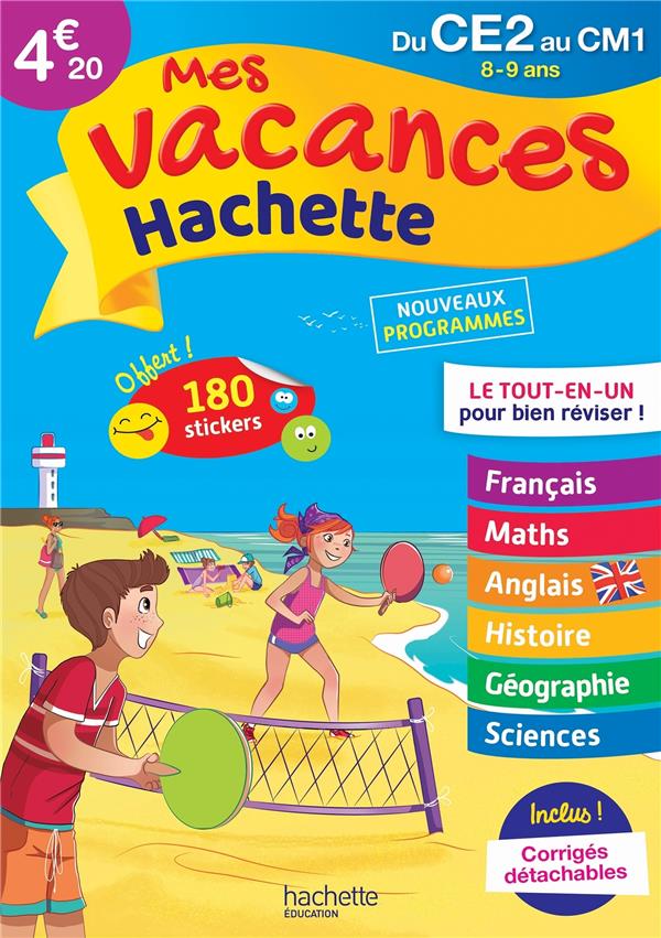 Mes vacances Hachette : du CE2 au CM1