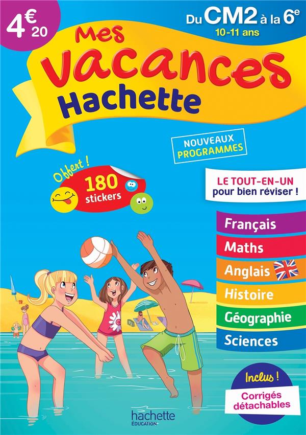Mes vacances Hachette : du CM2 à la 6e