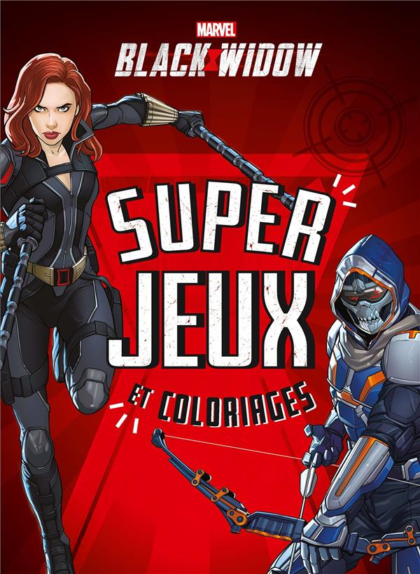 Black Widow : super jeux et coloriages
