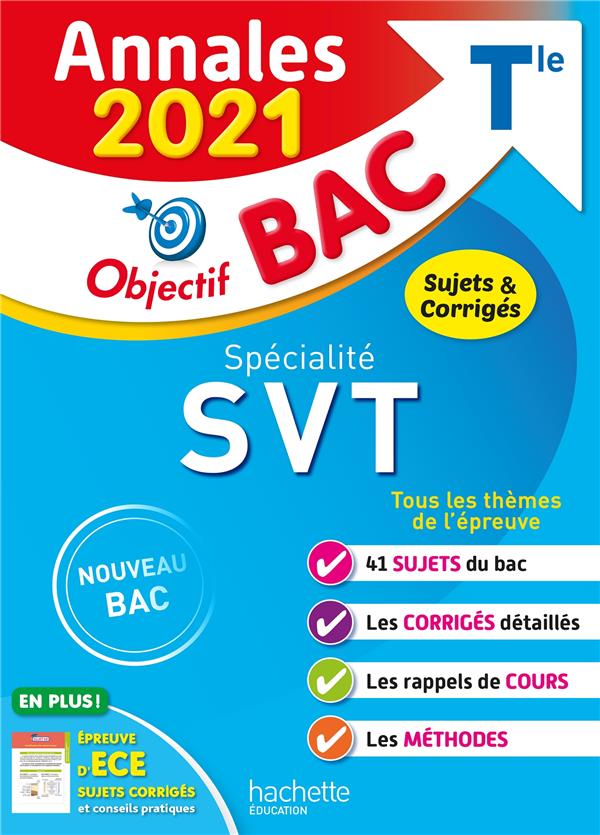 Objectif bac : SVT, spécialité ; terminale (édition 2021)