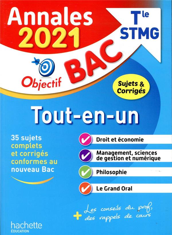 Annales bac ; sujets et corrigés (édition 2021)
