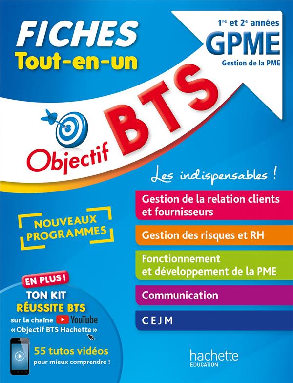 Objectif BTS : BTS GPME, gestion de la PME ; fiches tout-en-un