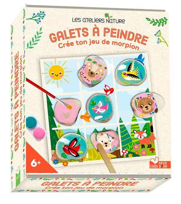 Galets à peindre : Crée ton jeu de morpion