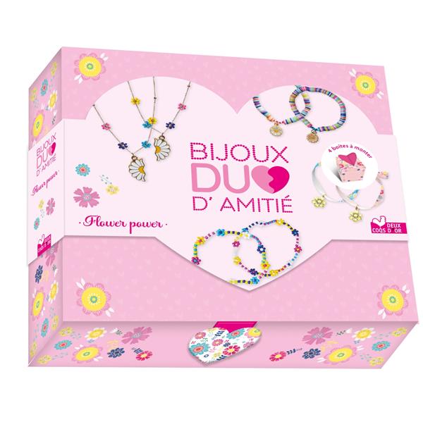 Bijoux duo d'amitié : Flower power