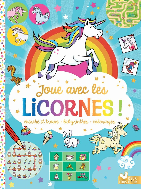 Cherche et trouve : joue avec les licornes !