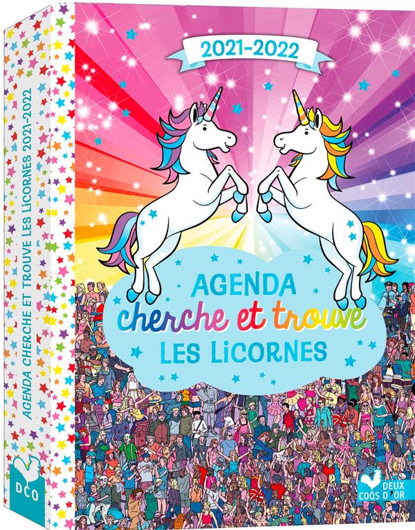 Agenda cherche et trouve les licornes (édition 2021/2022)