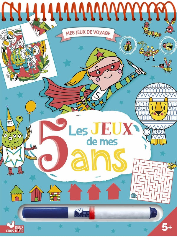 Mes jeux de voyage : les jeux de mes 5 ans