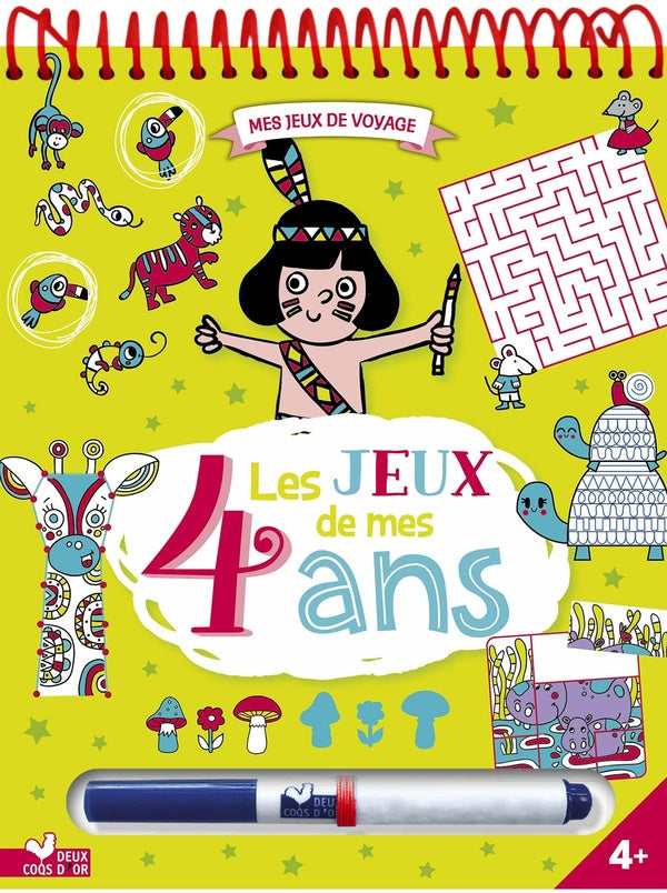Mes jeux de voyage : les jeux de mes 4 ans
