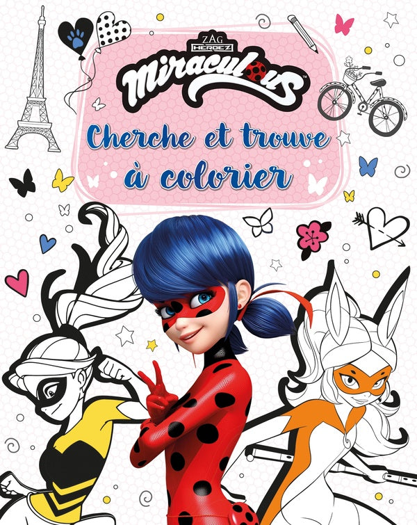 Miraculous : cherche et trouve à colorier
