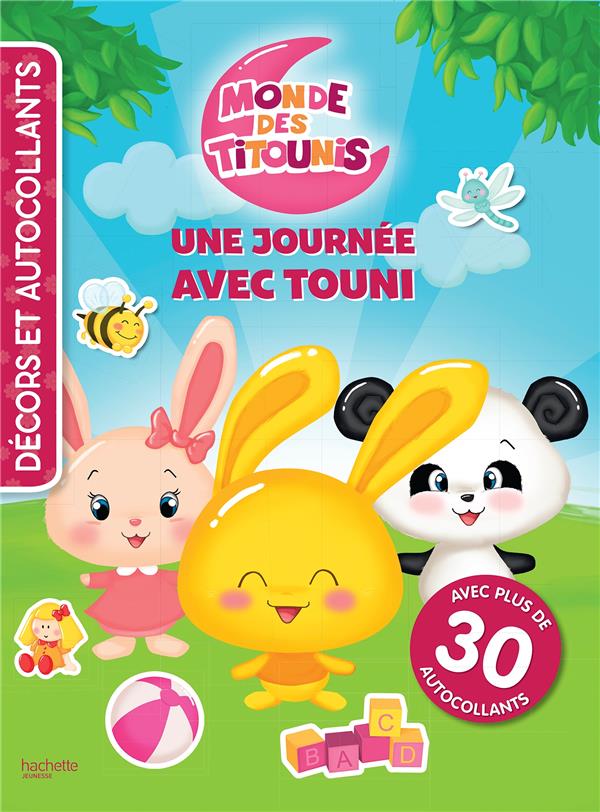Décors et autocollants : monde des Titounis : une journée avec Touni