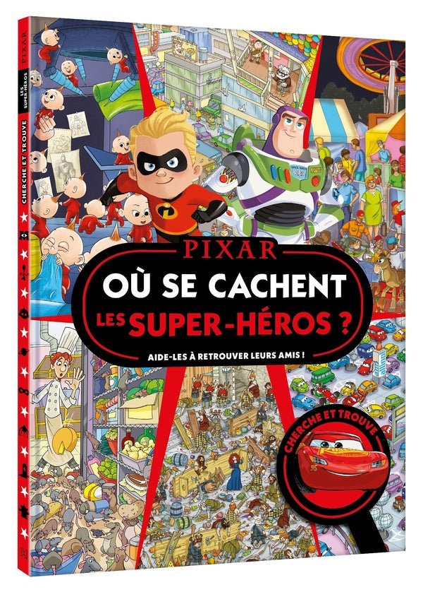 Où se cachent les super-héros ? aide-les à retrouver leurs amis !