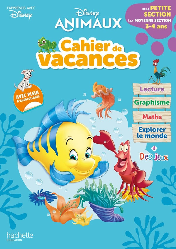 Disney animaux ; cahier de vacances ; de la PS à la MS (édition 2021)