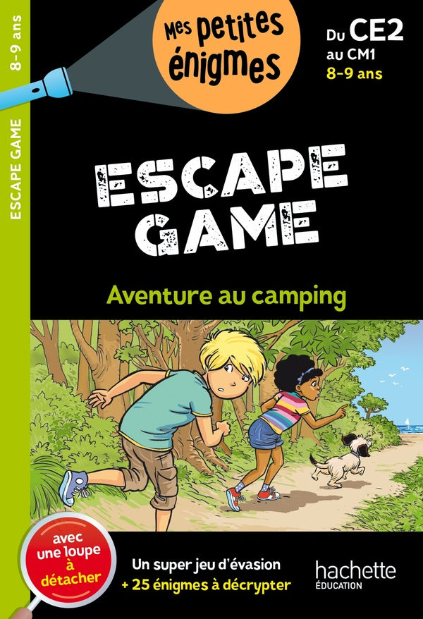 Escape game ; du CE2 au CM1 ; aventure au camping