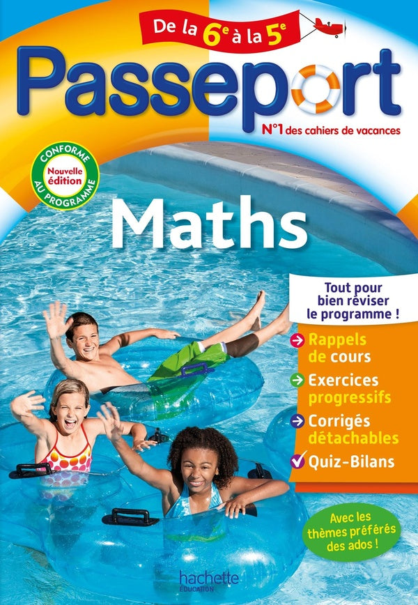 Passeport : maths ; de la 6e à la 5e