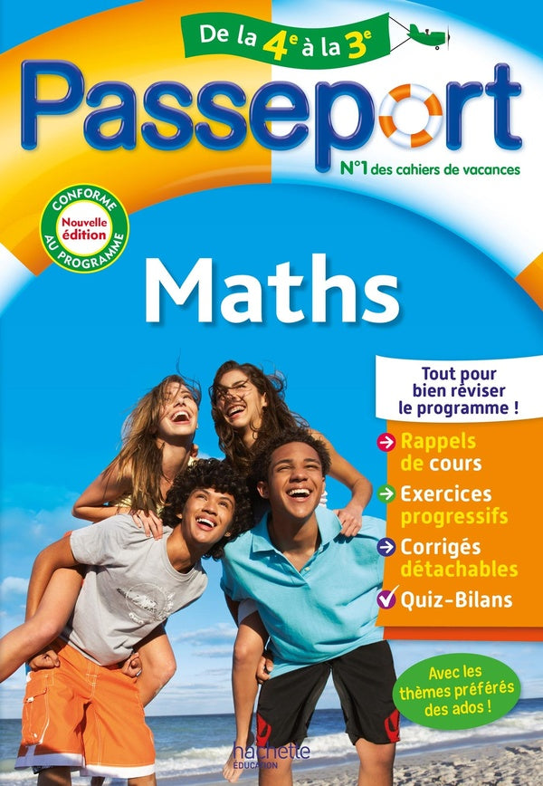 Passeport : maths ; de la 4e à la 3e