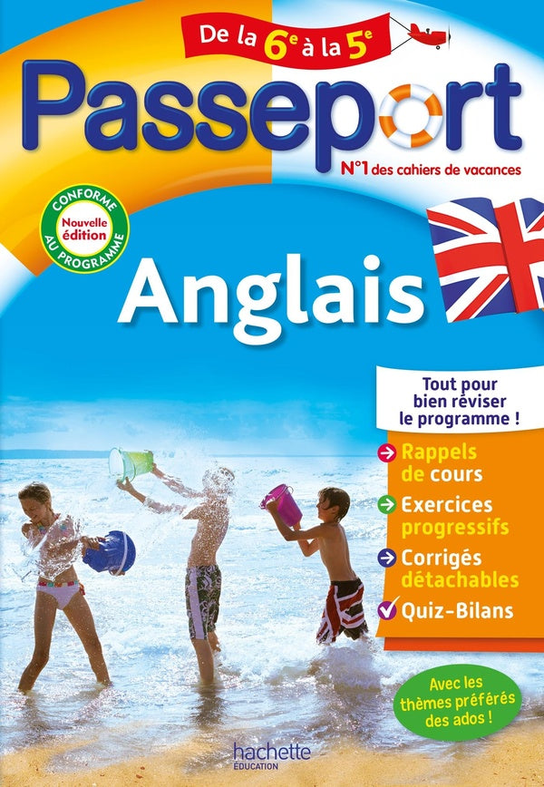 Passeport : anglais ; de la 6e à la 5e