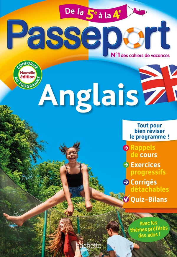 Passeport : anglais ; de la 5e à la 4e