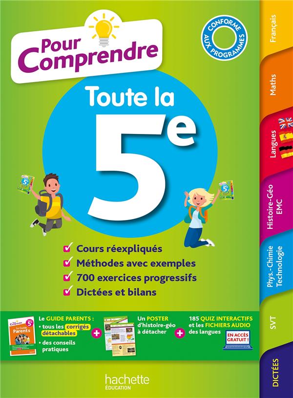 Pour comprendre toutes les matières : toute la 5e