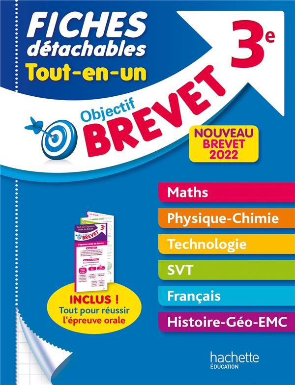 Objectif brevet : 3e ; tout-en-un ; fiches détachables