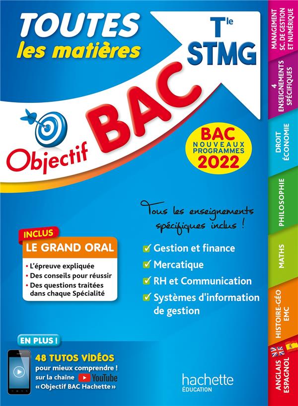 Objectif bac : toutes les matières ; terminale STMG