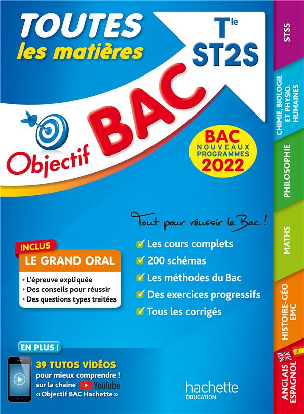 Objectif bac : toutes les matières ; terminale ST2S