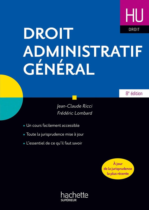 HU DROIT : droit administratif général (8e édition)