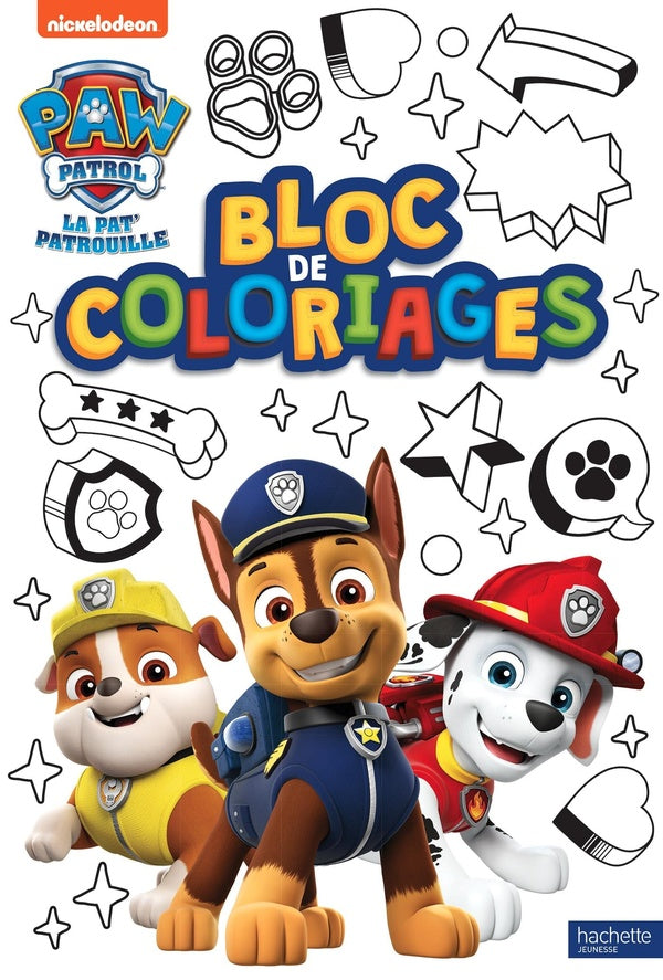 La Pat'Patrouille : bloc de coloriages