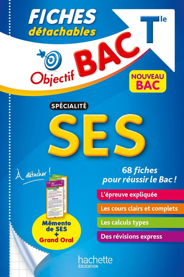 Objectif bac : spécialité SES ; terminale ; fiches détachables