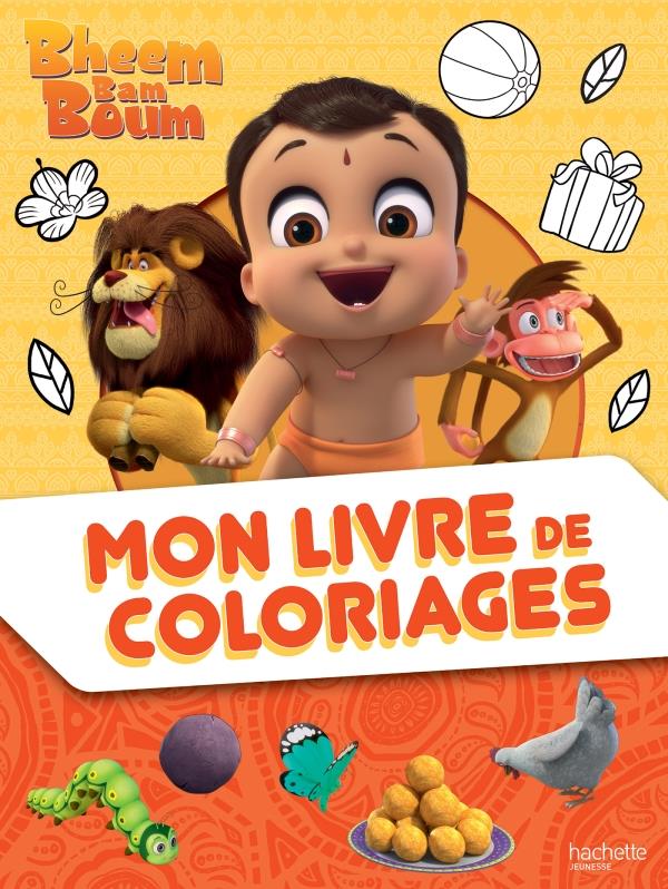 Mon livre de coloriages : Bheem Bam Boum