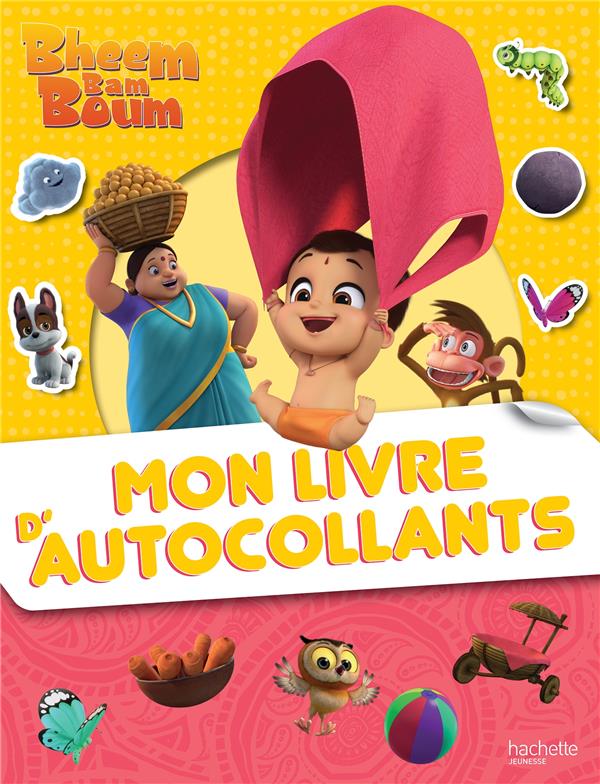 Mon livre d'autocollants : Bheem Bam Boum