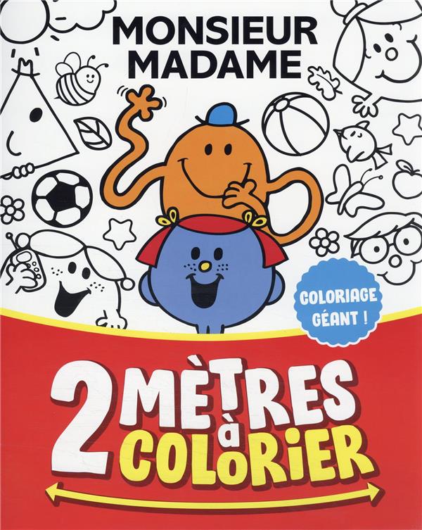 Les Monsieur Madame : 2 mètres à colorier