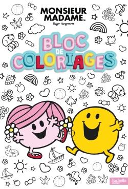 Les Monsieur Madame : bloc de coloriages