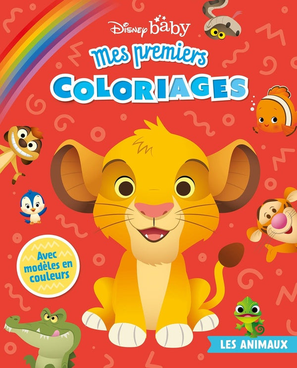 Mes premiers coloriages : Disney Baby : mes premiers coloriages : les animaux