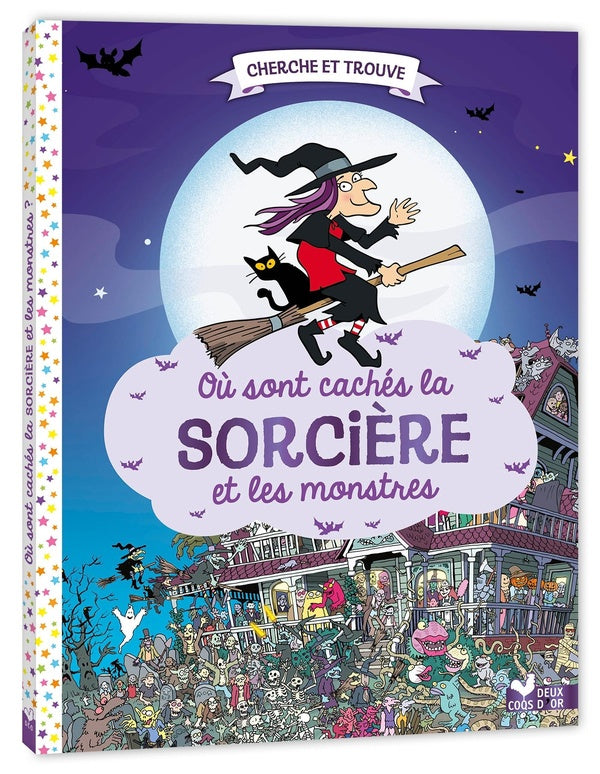 Cherche et trouve : où sont cachés la sorcière et les monstres ?