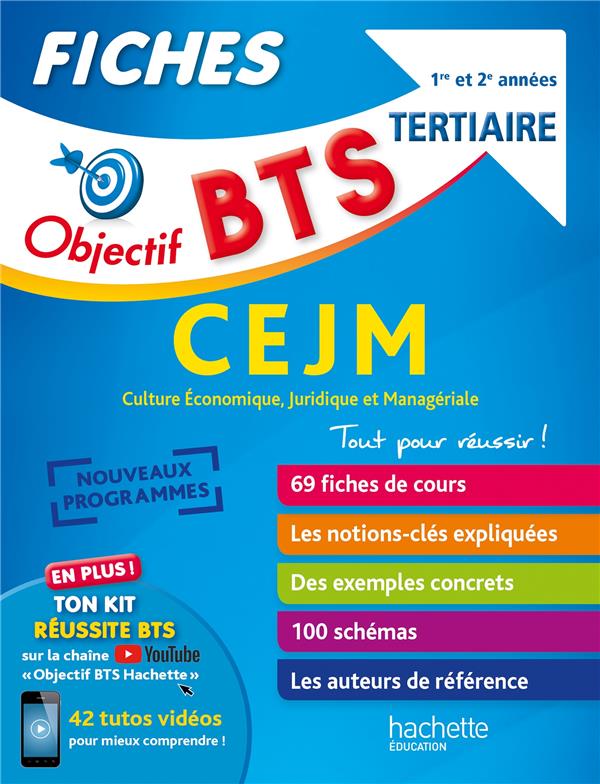 Objectif BTS : CEJM, culture économique, juridique et managériale ; fiches