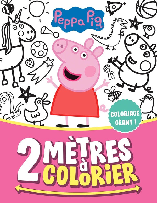 Peppa Pig : 2 mètres à colorier