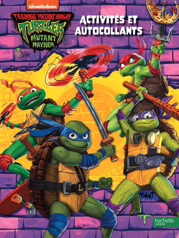 Les Tortues Ninja : teenage years : activités et autocollants
