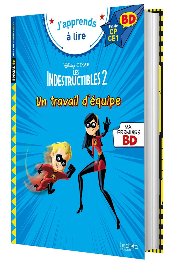 J'apprends à lire BD ; CP-CE1 ; les Indestructibles ; un travail d'équipe !