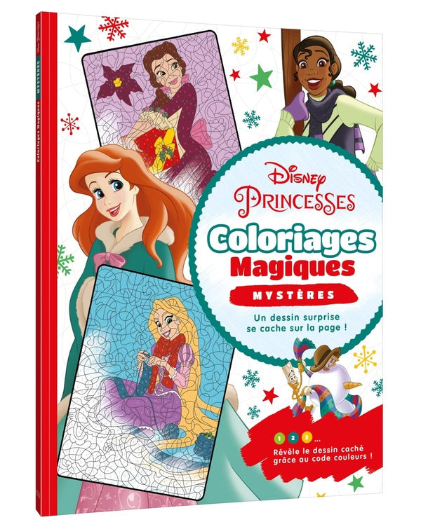 Coloriages magiques : Disney Princesses : mystères : spécial hiver