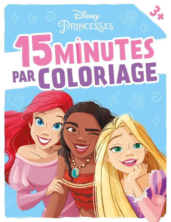 15 minutes par coloriage : Disney Princesses