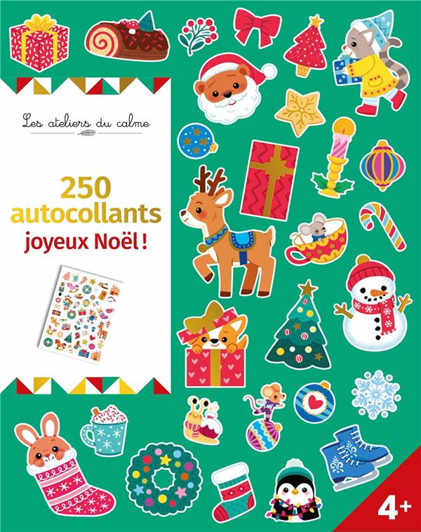 Les ateliers du calme : 250 autocollants joyeux Noël !